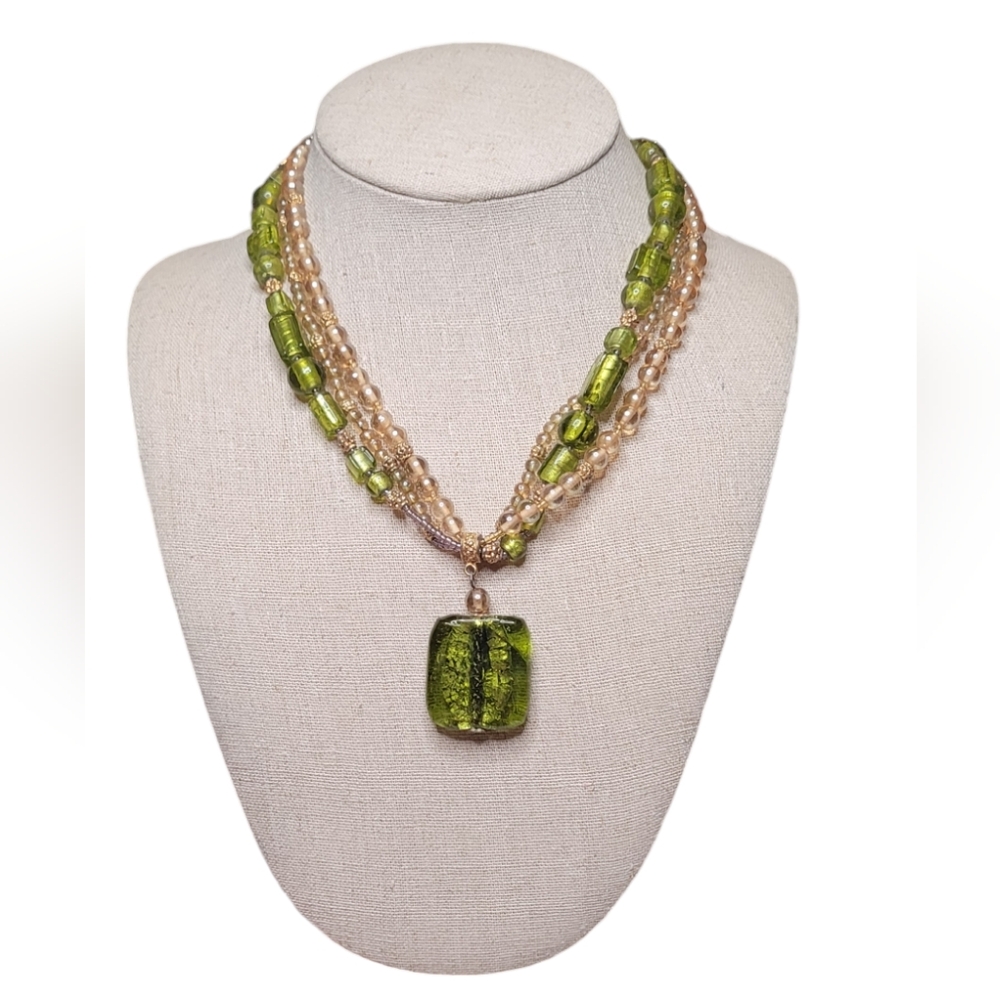 Vintage Glass Bead Necklace